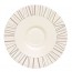 Beige zenix round saucer 6.3" / 16cm with taupe-coloured scattered stick design - Intensity - Arcoroc
