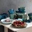 Ceramic coffee cup 14,5oz / 43cl blue - Set of 6  - Leonardo