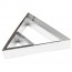Stainless steel triangle pastry frame - Side 7.9" / 20 cm x  h 1.6" / 4.5 cm - Singly sold  - Paderno