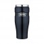Stainless steel insulated mug 47cl / 16oz blue - King- Thermos