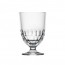 Transparent stem wine glass 9.5oz / 28.5cl in pressed glass - Artois - La Rochère